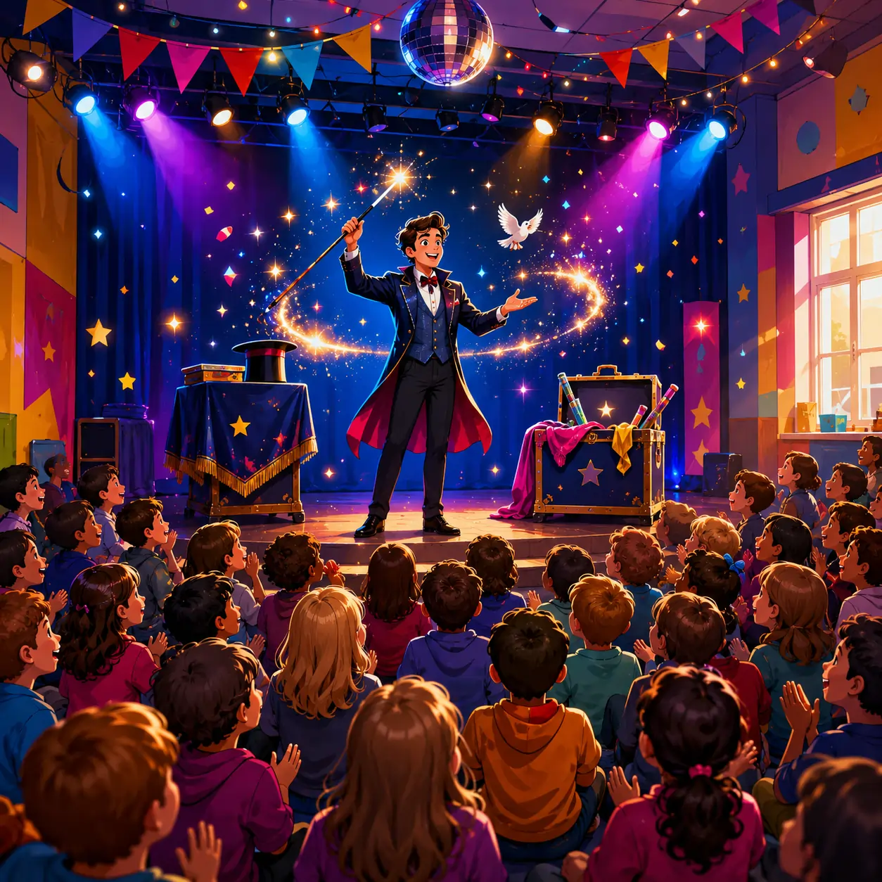 Spectacle de magie jeune public pour école et centre de loisirs près d’Arras