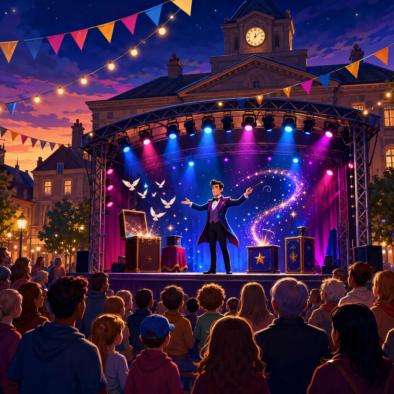 Spectacle de magie pour mairie, commune et comité des fêtes près d’Arras