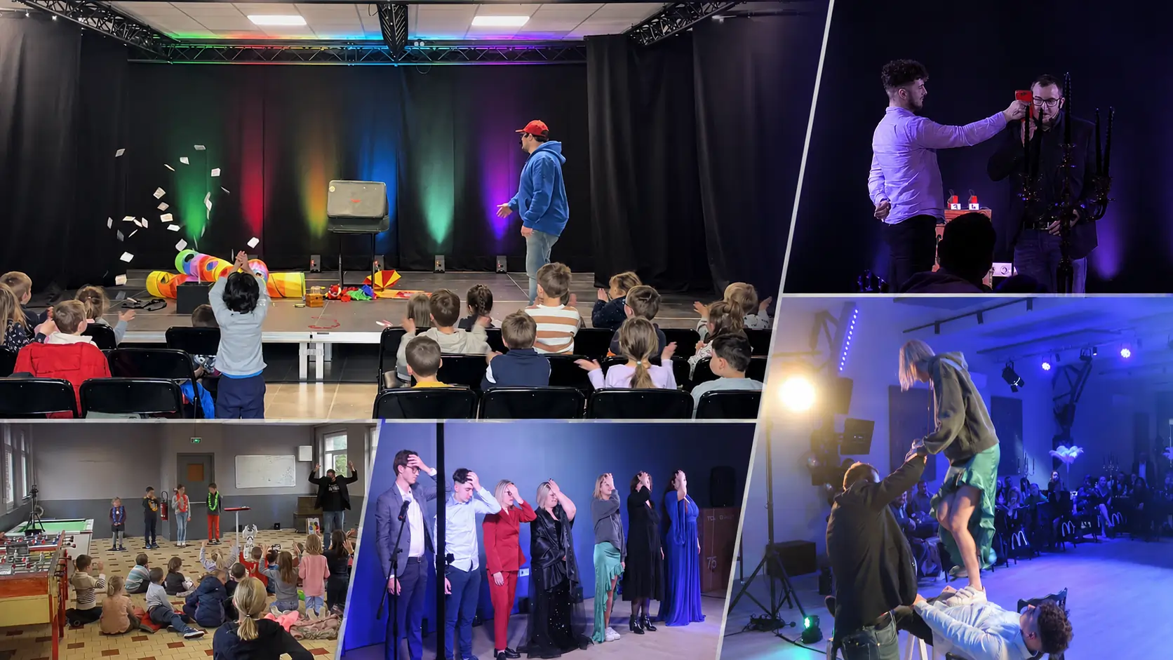 Spectacles de magie, hypnose et jeune public près d’Arras